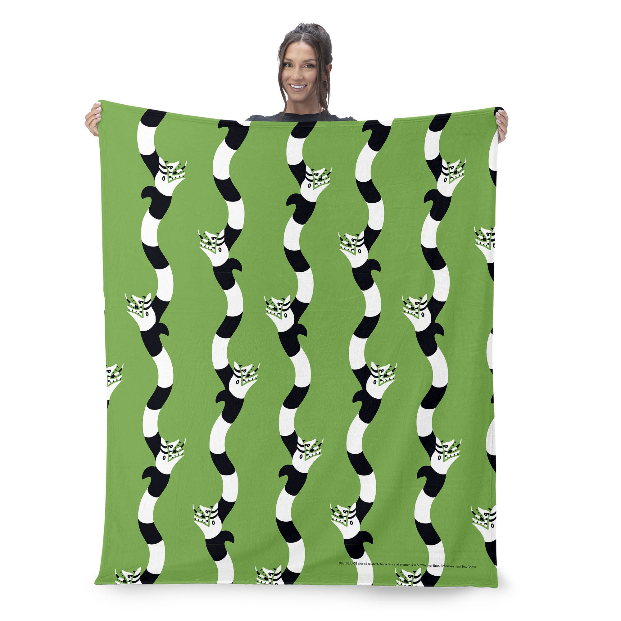 Warner Bros. Beetlejuice No Rules Silk Touch Throw Blanket 40X50 Inches, BEETLEJUICE, on-hover image number 1