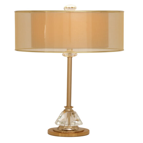Glam Style Copper Crystal Glass Buffet Lamp, COPPER, hi-res image number null