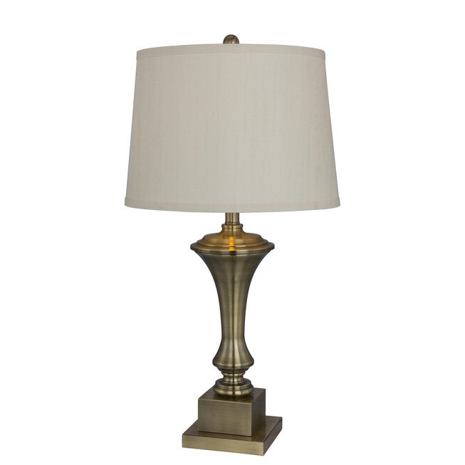 29 inches Antique Brass Metal Table Lamp, , on-hover image number null