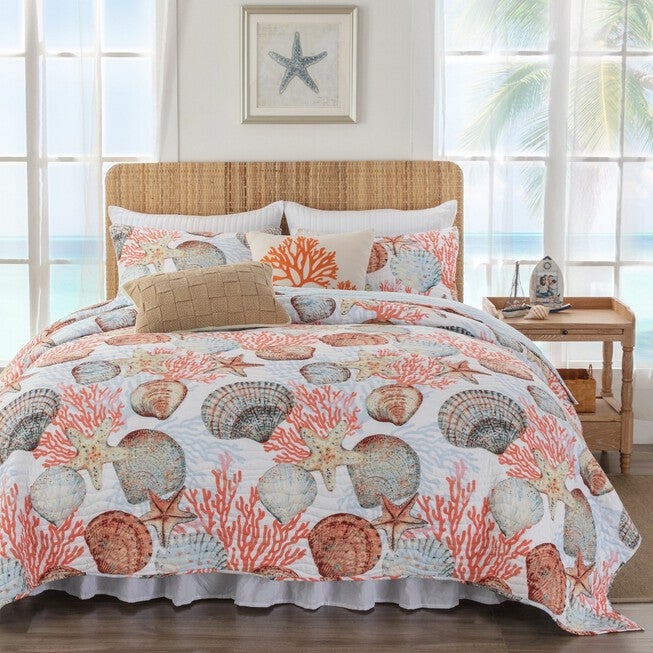 Beach Days Quilt And Pillow Sham Set, , alternate image number null