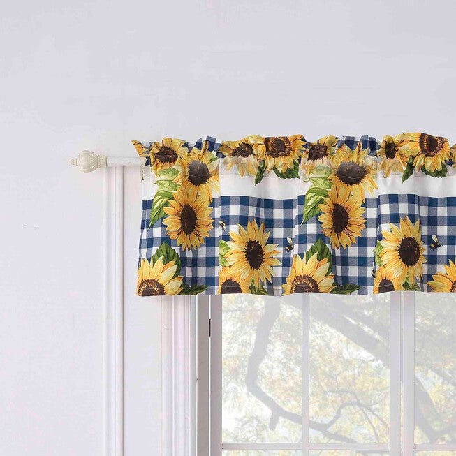 Sunflower Gold Window Valance, GOLD, hi-res image number 0
