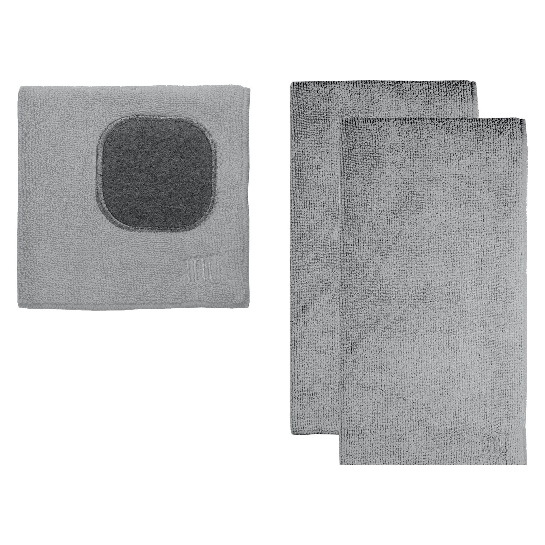 MUCloth & MUTowel 3pc Set, NICKEL, hi-res image number 0