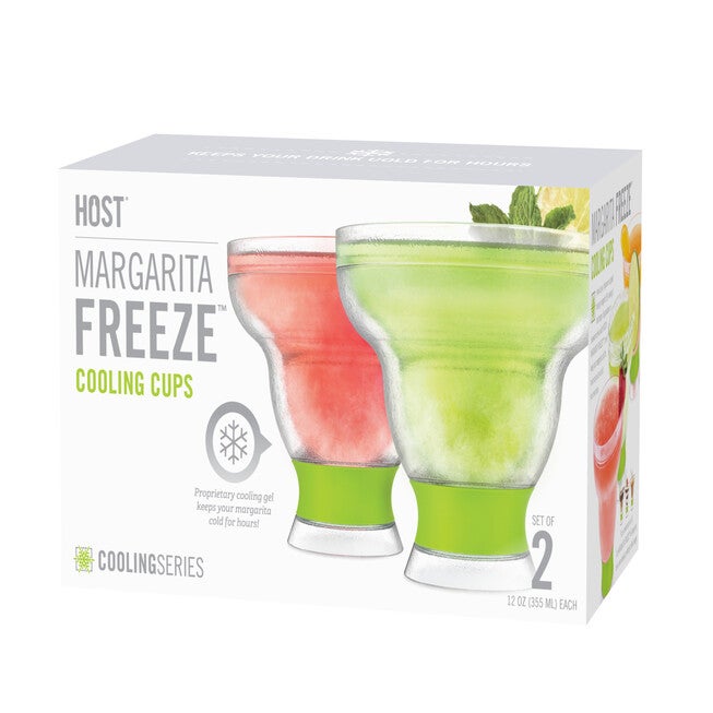Margarita Freeze Cooling Cups In Green (Set Of 2) By, , alternate image number 5