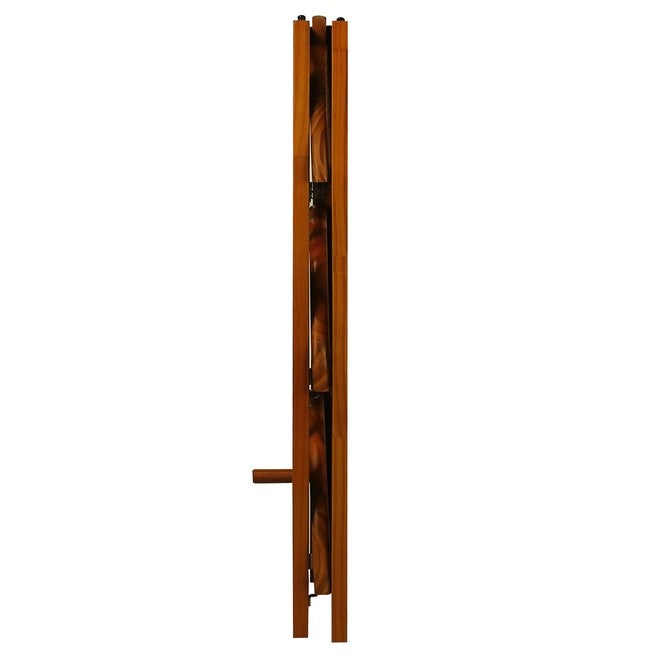 4-Shelf Corner Folding Bookcase-Honey Oak, , alternate image number null
