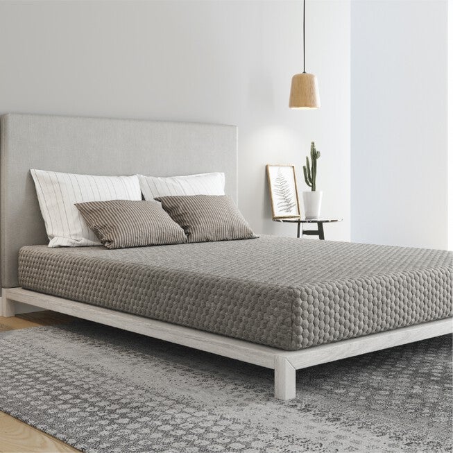 10 inches Gel Memory Foam Mattress, Firm, Full Mattress, GREY, hi-res image number null