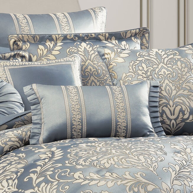 Lorenzo Boudoir Decorative Throw Pillow, BLUE, alternate image number null