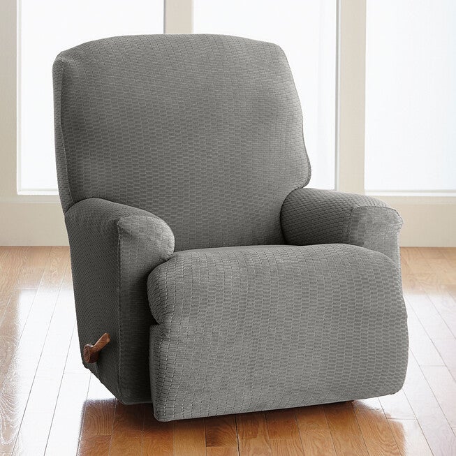 BH Studio Brighton Stretch Recliner Slipcover, CHARCOAL, hi-res image number null