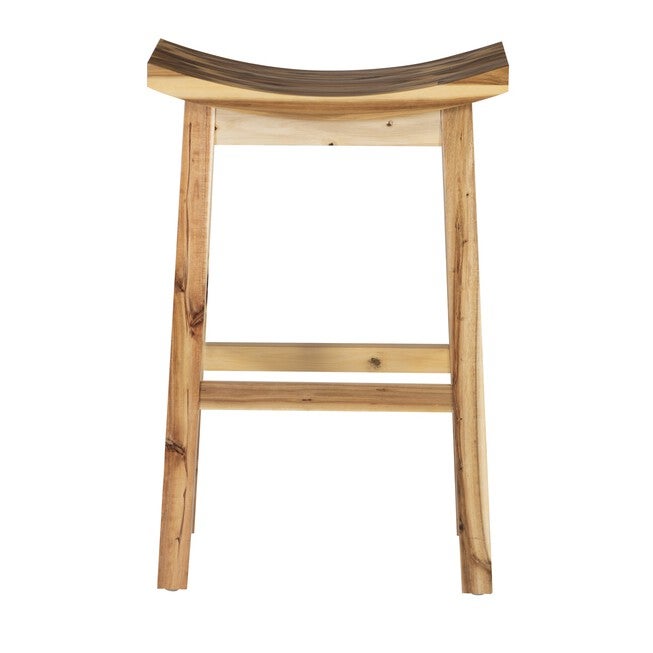 Archer Natural Saddle Barstool Backless Stools, , on-hover image number 1