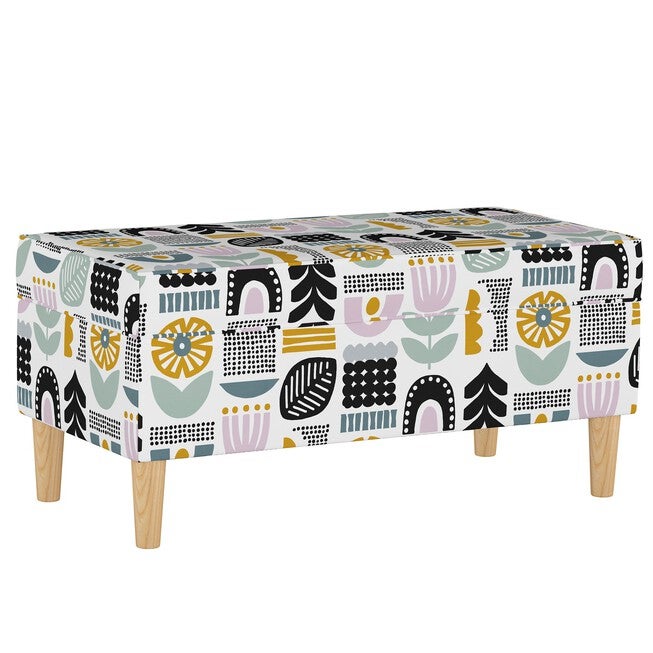 Helsinki Block Storage Bench, LAVENDER MULTI, hi-res image number null
