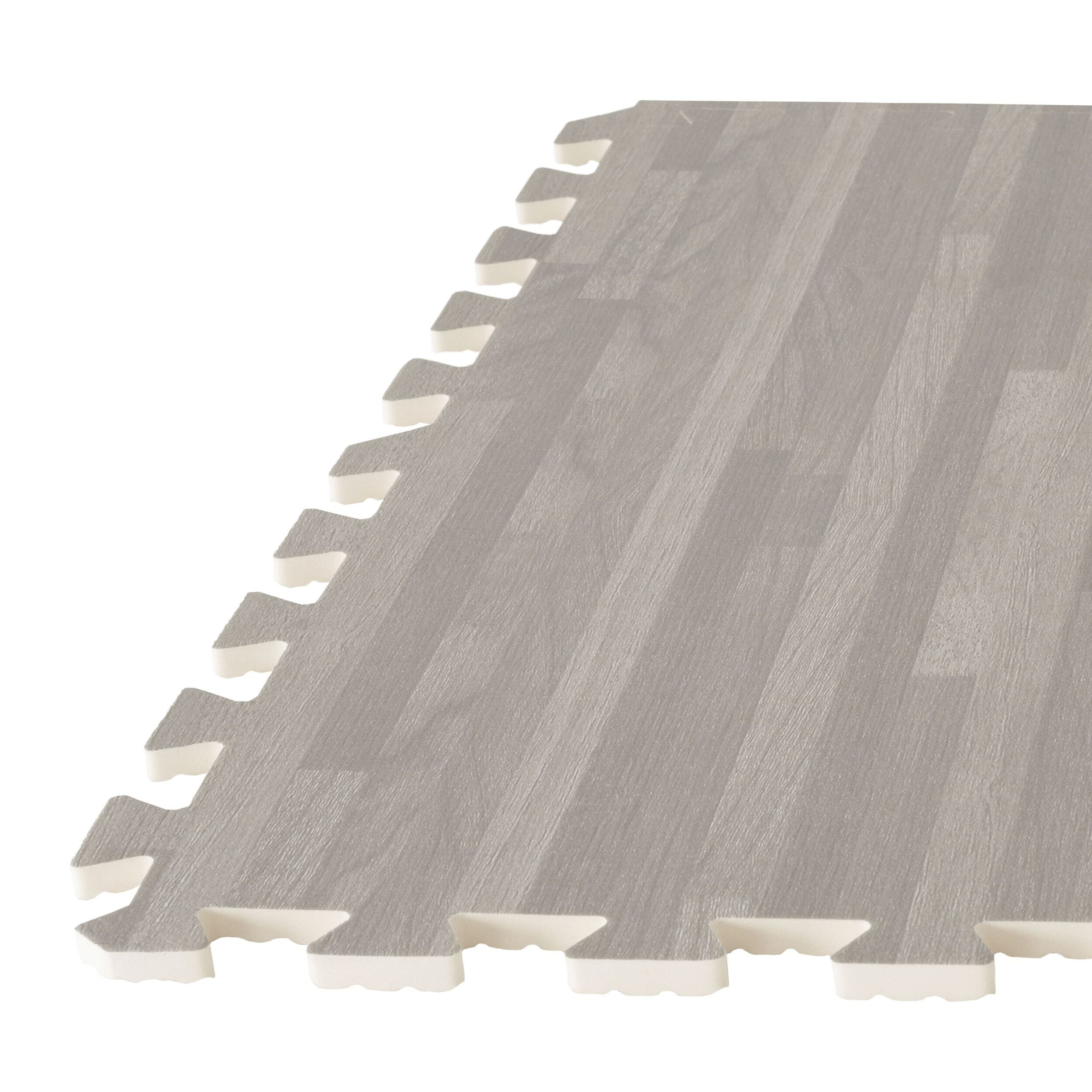 Interlocking Foam 24x24 Anti Fatigue Floor Tiles 4 tiles/16 Sq. Ft. - Grey, GREY, alternate image number 4