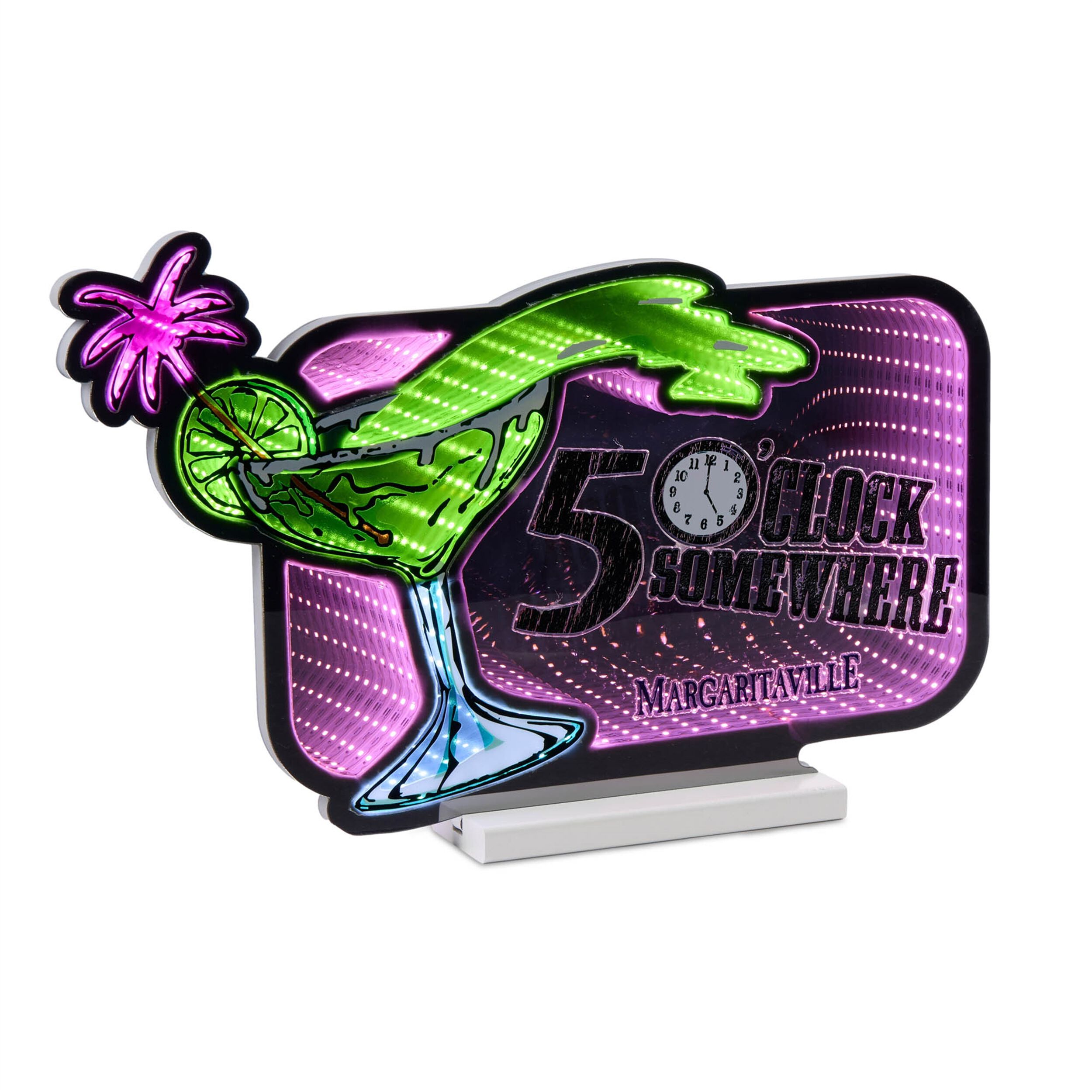 Margaritaville 5 o'Clock EkkoLight 12 inchesH, PINK, hi-res image number 0