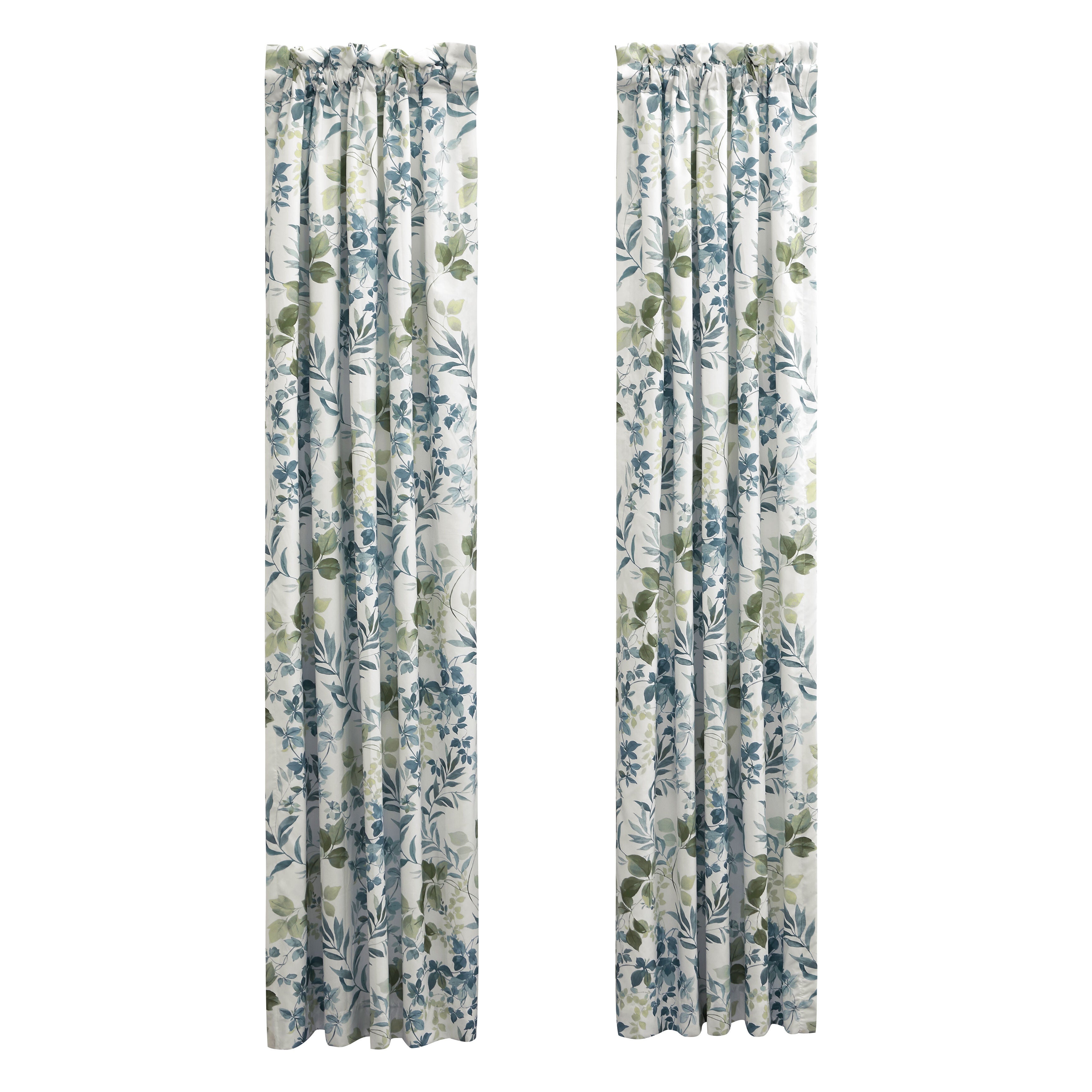 Evergreen Blue 84 Inch Window Panel Pair, BLUE, alternate image number 3
