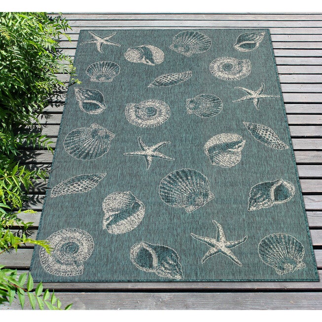 Liora Manne Carmel Shells Indoor/Outdoor Rug, , alternate image number null