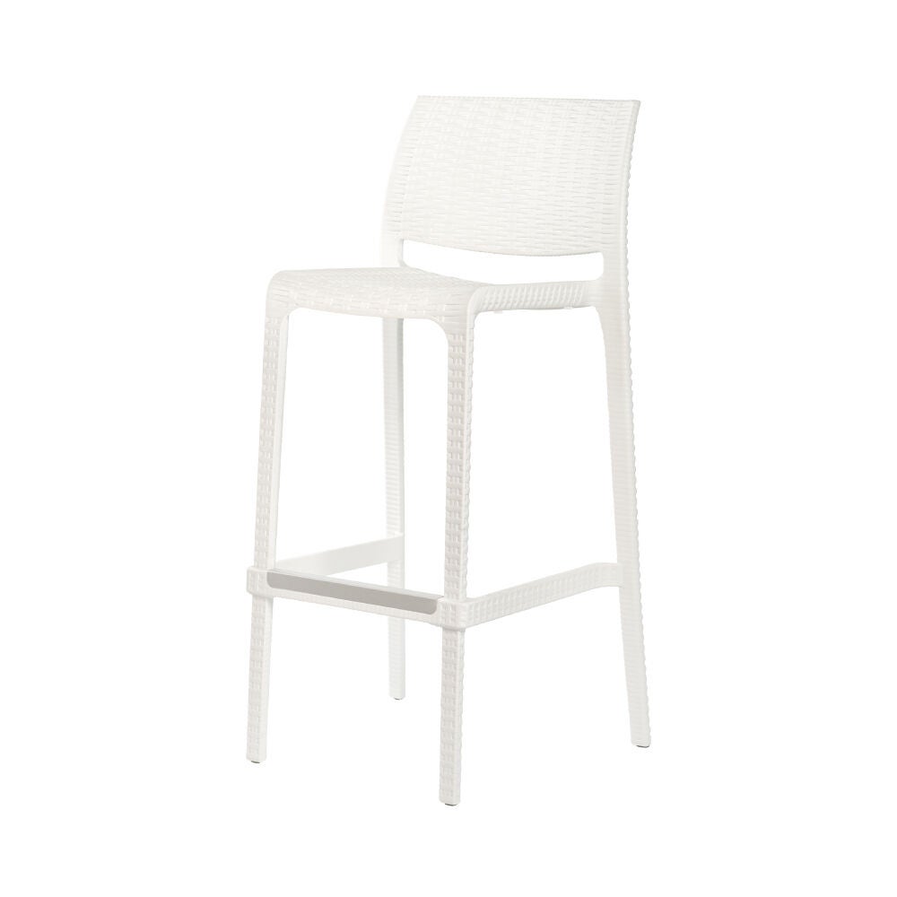 Rue Bar Stool, WHITE, alternate image number 2