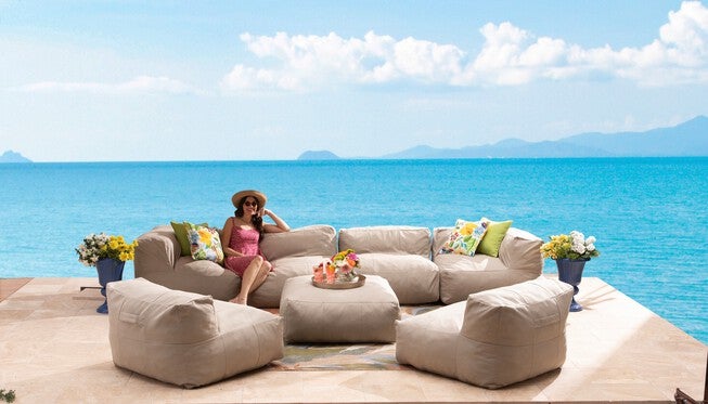 Santorini Modular Single Deep Seat Chair, , alternate image number null