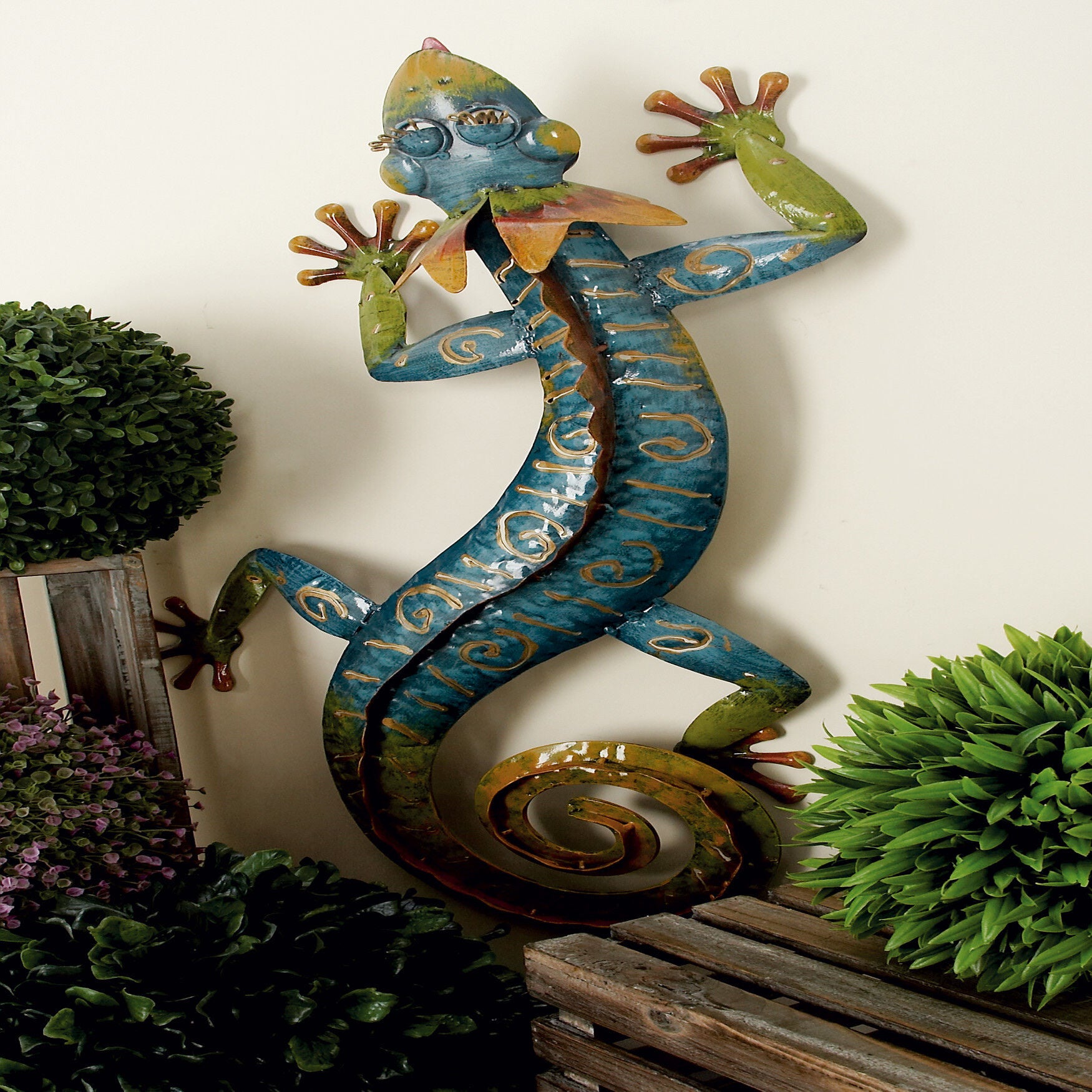 Multi Colored Metal Eclectic Wall Decor, , alternate image number 8