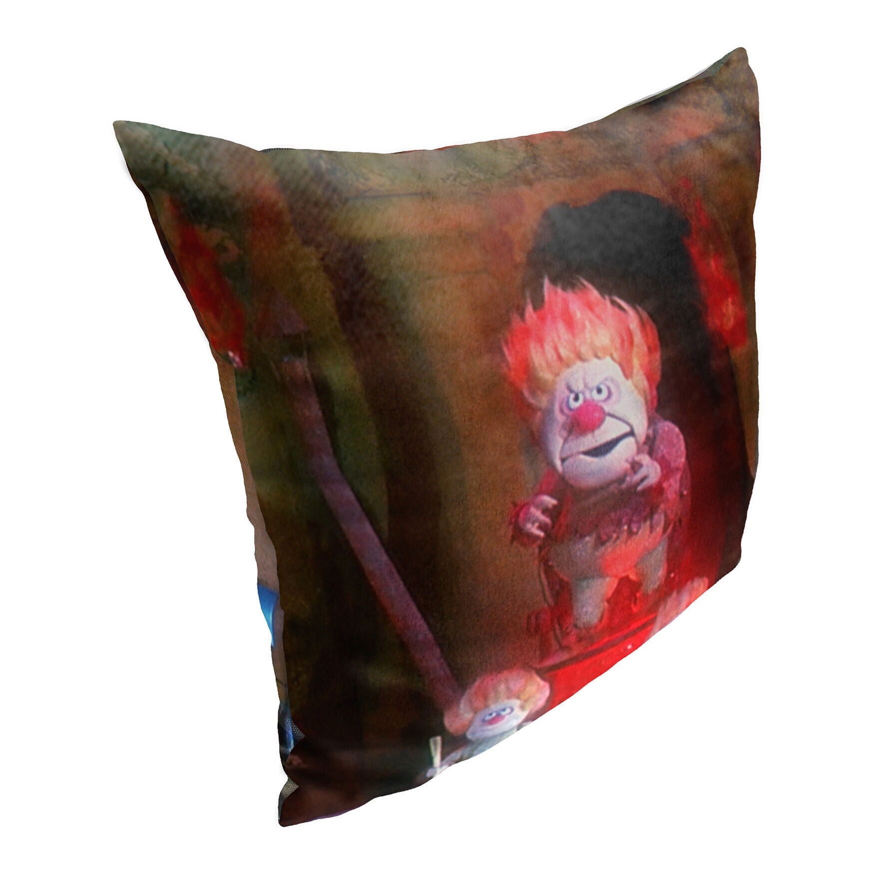 Wb Year Without A Santa Claushail Heat Miser 18X18 Printed Throw Pillow, , on-hover image number 1