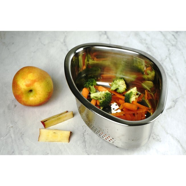 In-Sink Stainless Steel Corner Basket, , alternate image number null