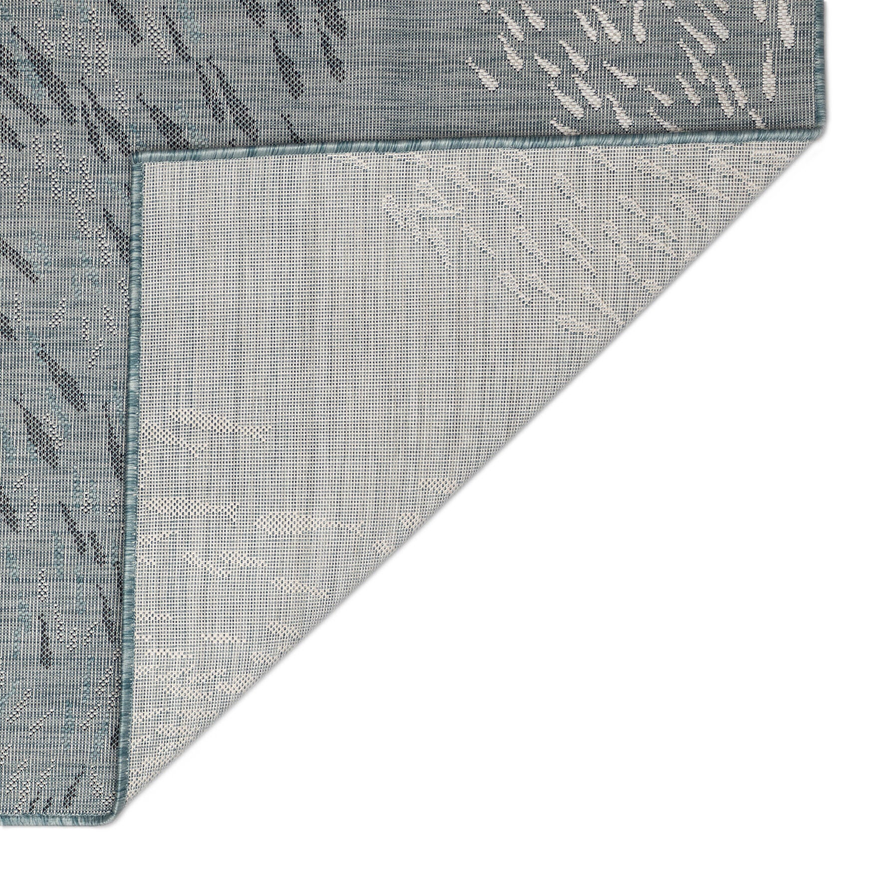 Carmel School Of Fish Indoor/Outdoor Area Rug Aqua, , on-hover image number 1