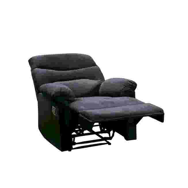 Dark gray recliner