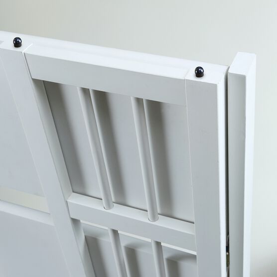 3-Shelf Folding Bookcase 14" Wide-White, , alternate image number null