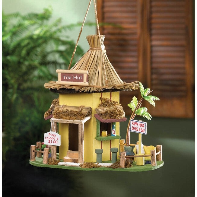 Tropical Tiki Hut Birdhouse, , alternate image number 2
