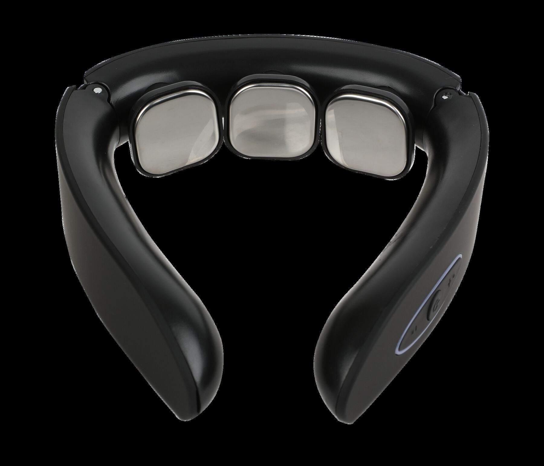 Brookstone 3 Nodes Electric Neck Massager, BLACK, on-hover image number 1