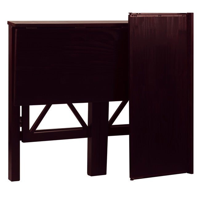Montego Folding Desk with Pull-Out-Espresso, , alternate image number 2