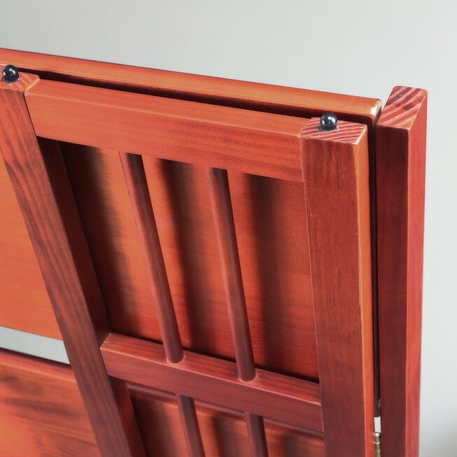 3-Shelf Folding Stackable Bookcase 27.5 inches Wide-Mahogany, , alternate image number 11