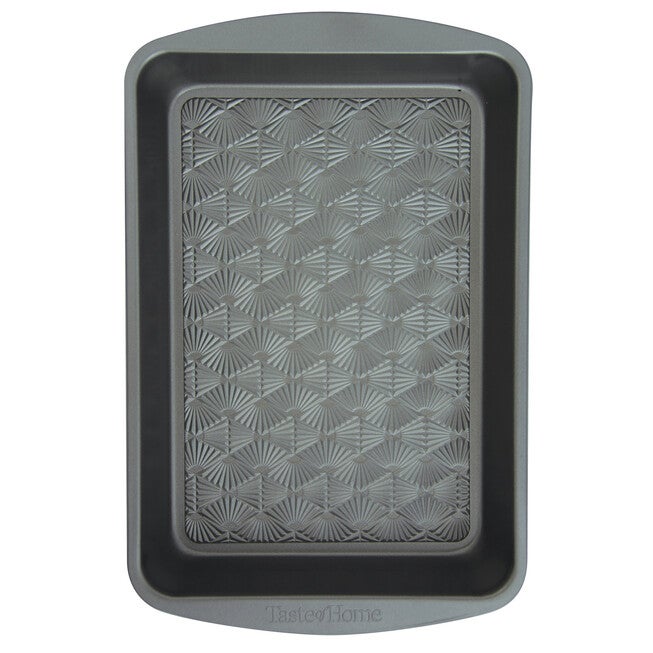 13 X 9 Inch Non Stick Metal Baking Pan, ASH GREY, hi-res image number 0