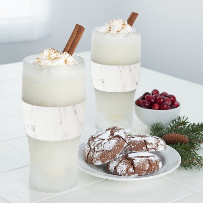 Beer Freeze Cooling Cups (Set Of 2) In Marble By, , alternate image number 3