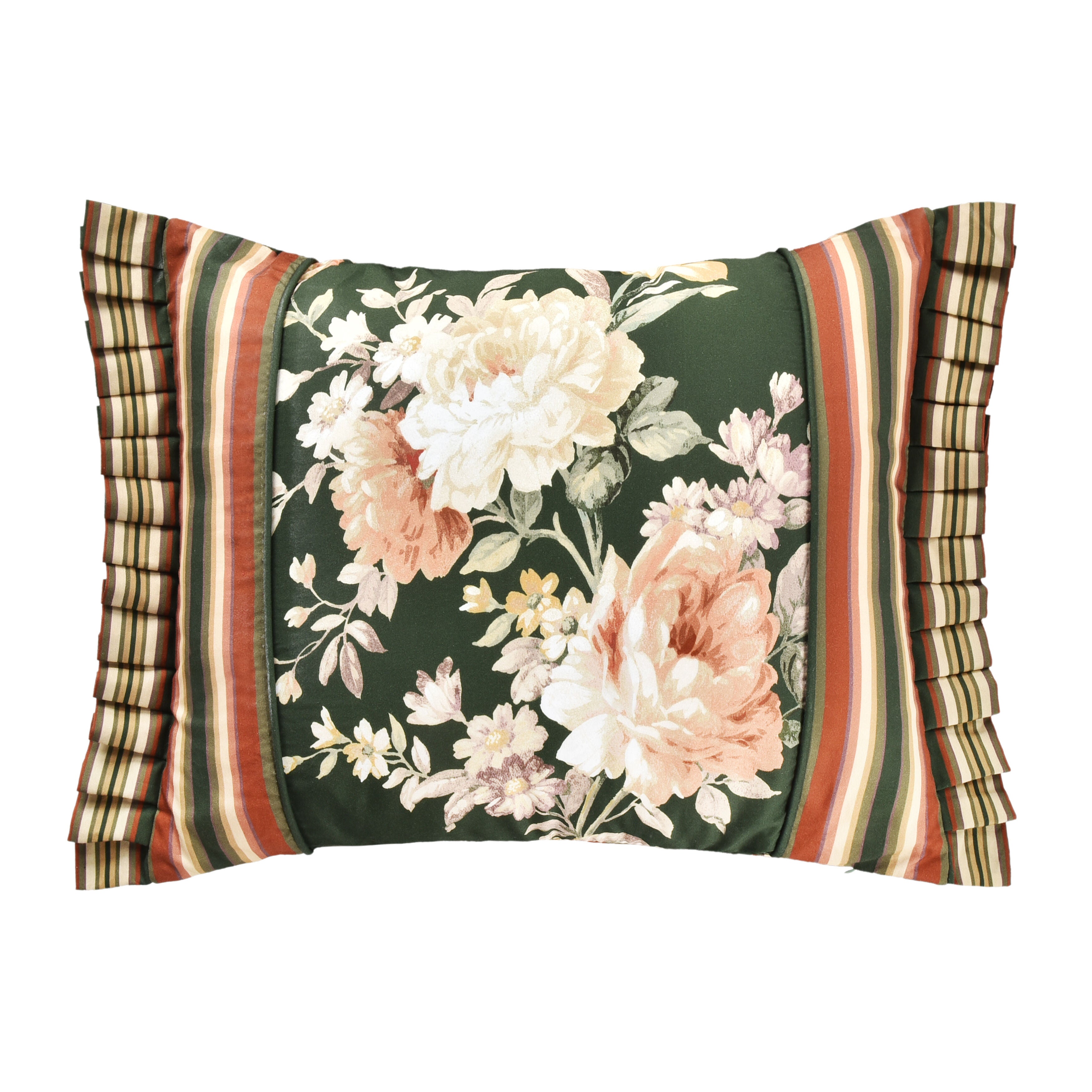 BRITTANY BOUDOIR DECORATIVE THROW PILLOW, FOREST, hi-res image number 0