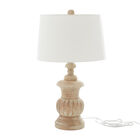 Brown Wood Traditional Table Lamp, , alternate image number null