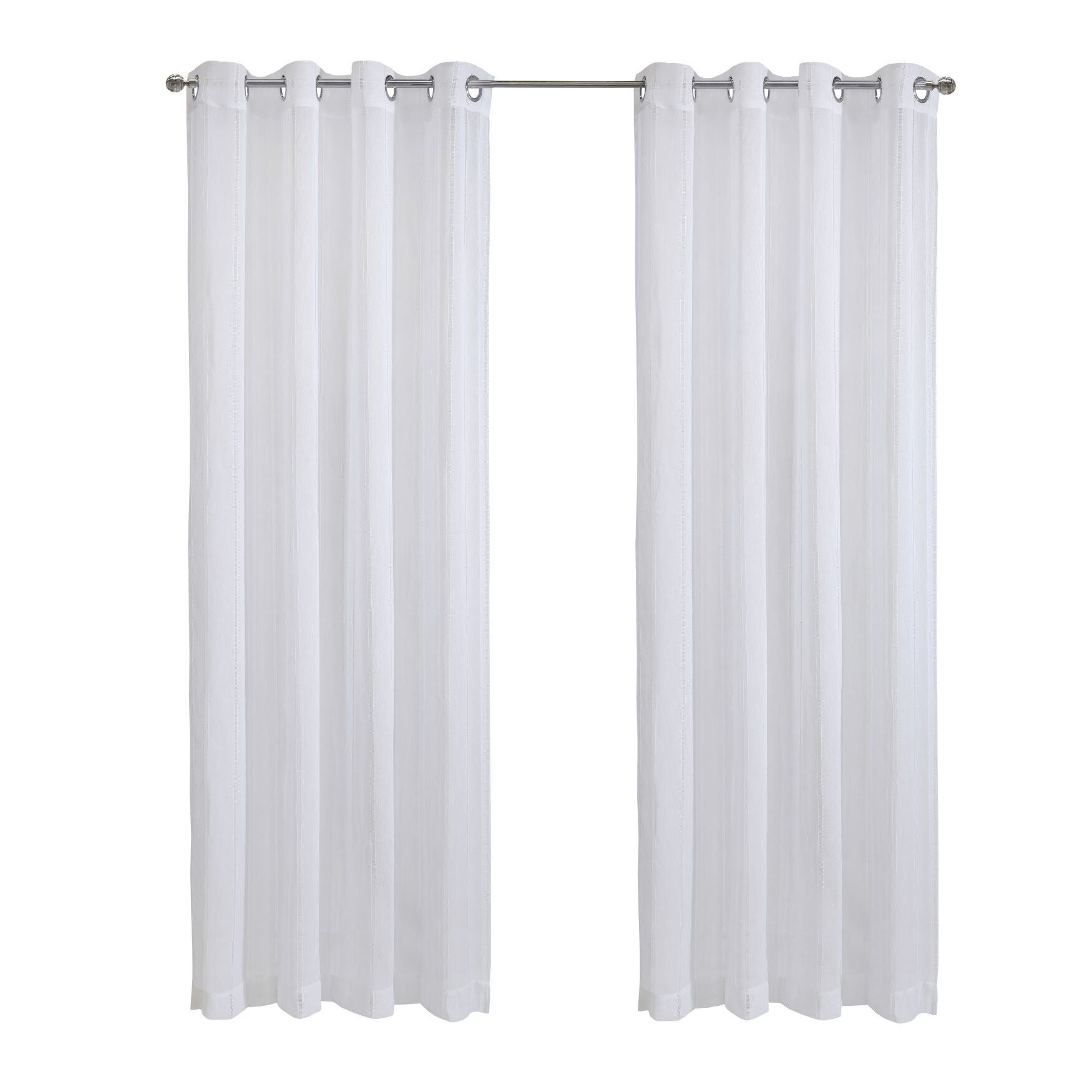 Broadway Sheer Grommet Curtain Panel, , on-hover image number 1