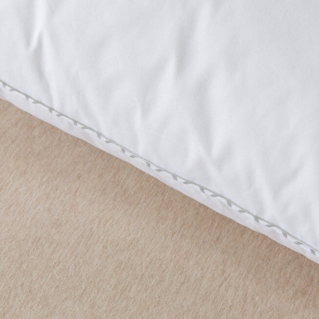 Antimicrobial 233 Thread Count Cotton White Duck Down Pillow Bed Pillow, , alternate image number 4