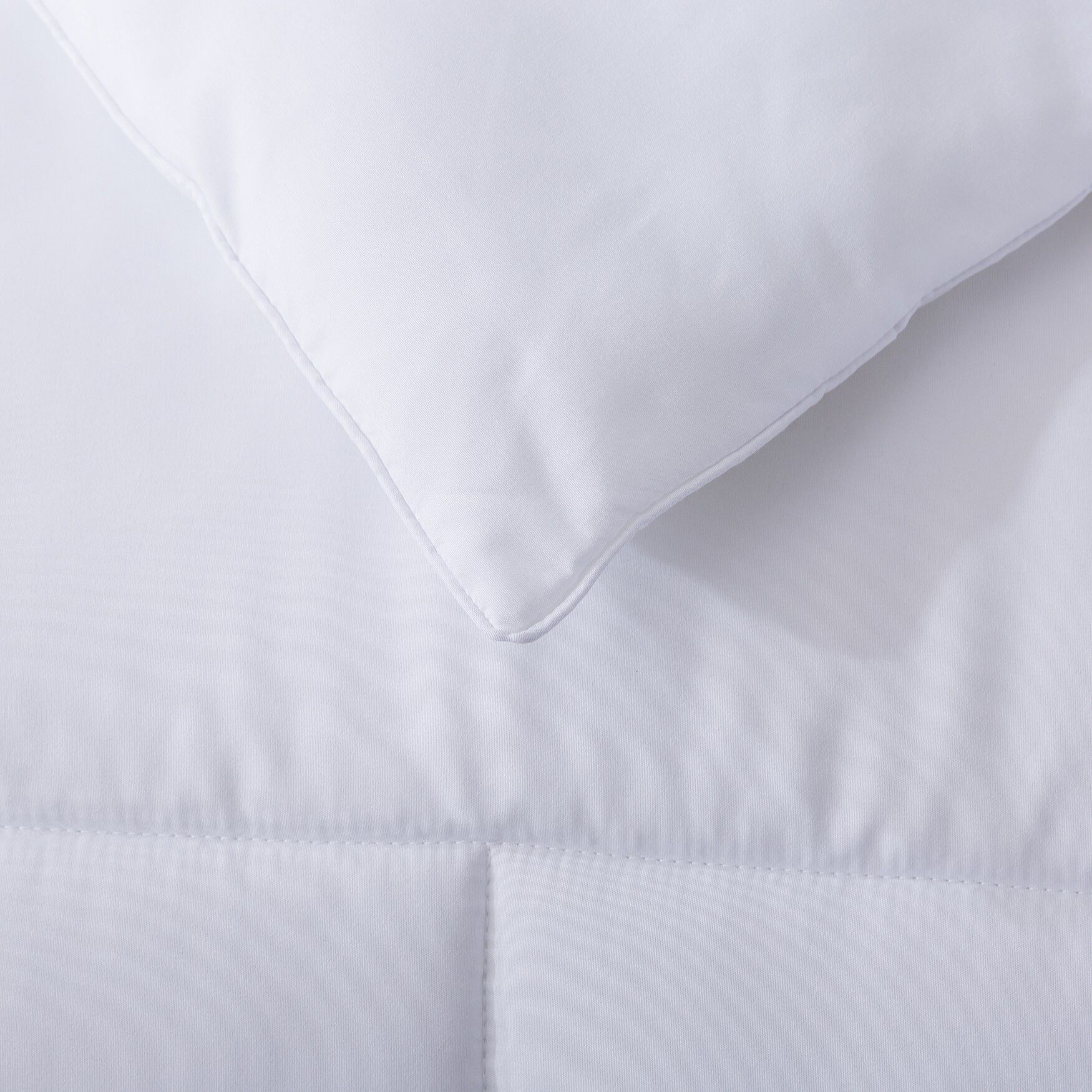 Subway Tile Down Alternative Comforter, White, , alternate image number 3