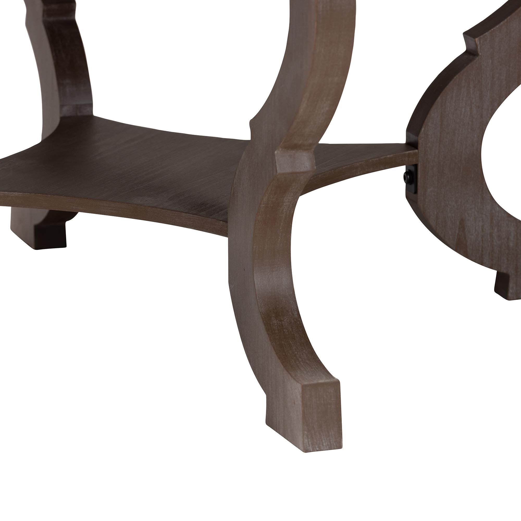 Madrona French Country Antique Brown Wood Coffee Table, BROWN, alternate image number 4