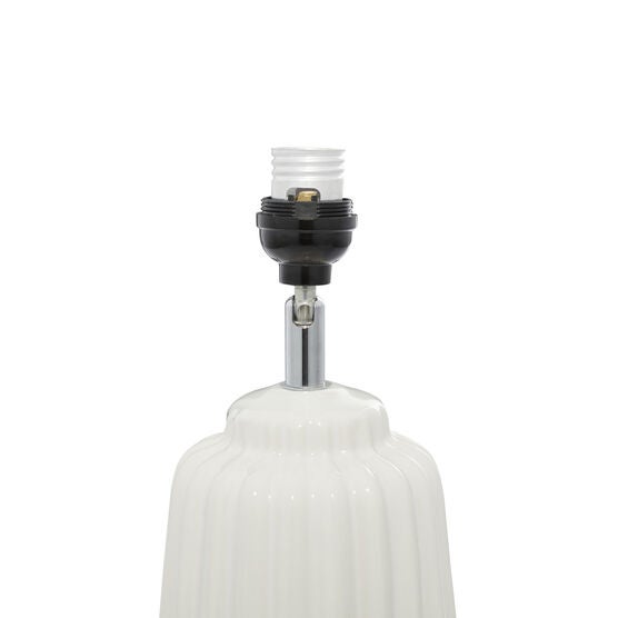 White Stone Traditional Table Lamp, , alternate image number null