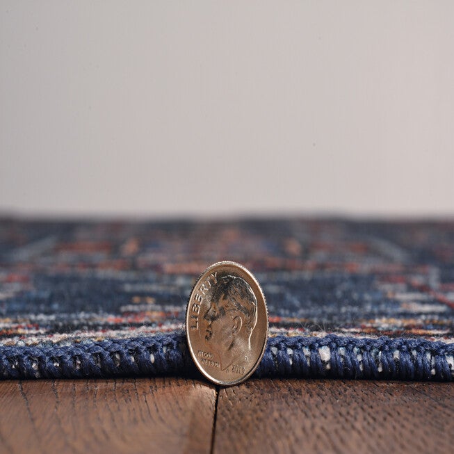 Washable Larson Navy/Ivory Rug, , alternate image number null