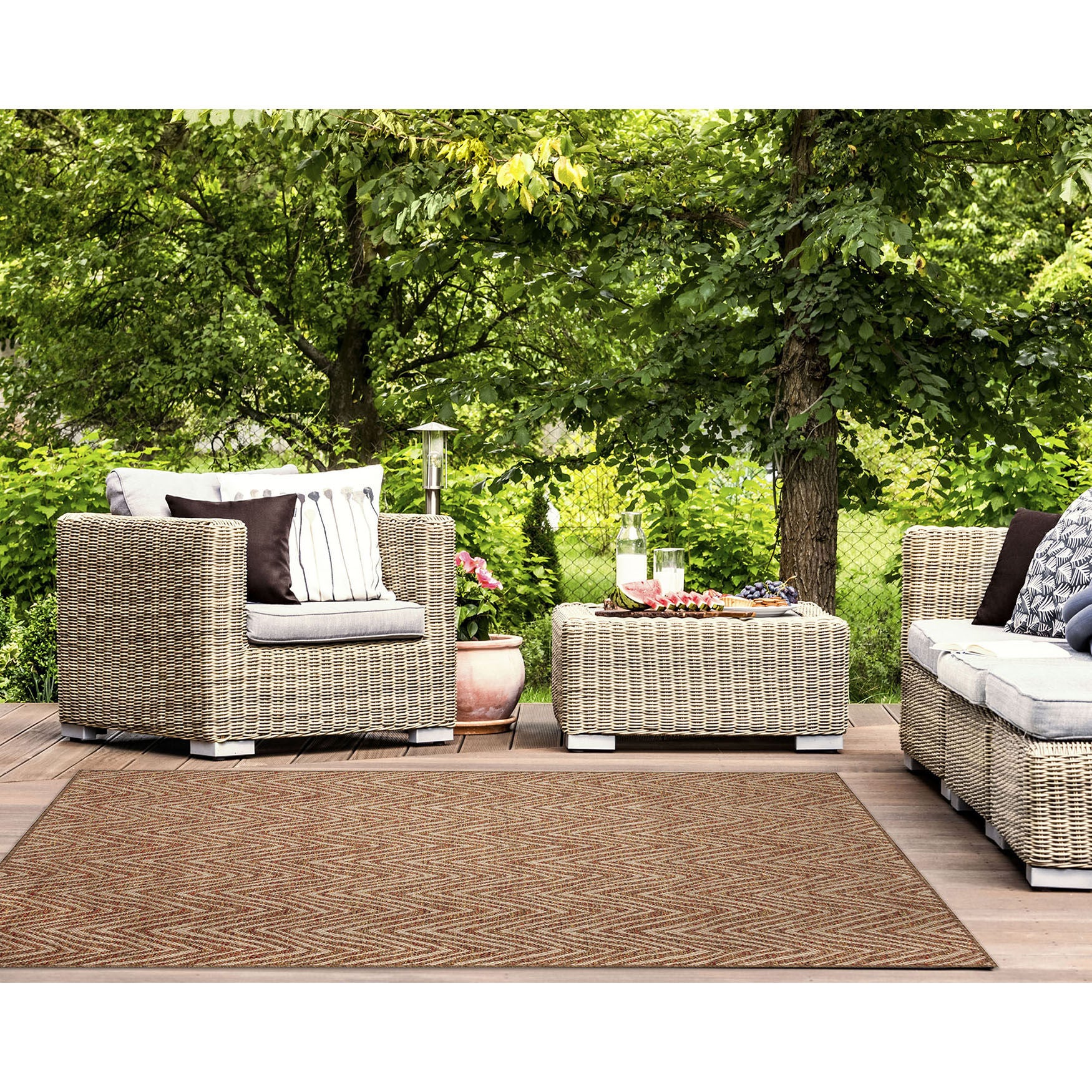 Roma Mountains Indoor/Outdoor Area Rug Cool, , alternate image number 5
