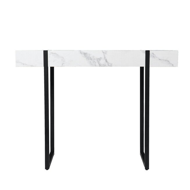 Rangley Modern Faux Marble Console Table, , on-hover image number 1