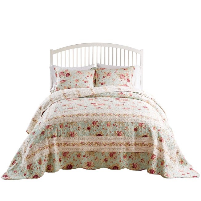 Antique Rose Bedspread Set, , alternate image number null