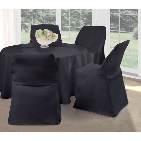 Fresh Ideas Folding Chair Cover 32 X 18 Plus Size Dining Room