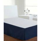 Luxury Hotel Classic Tailored 14" Drop Navy Bed Skirt, , on-hover image number 1