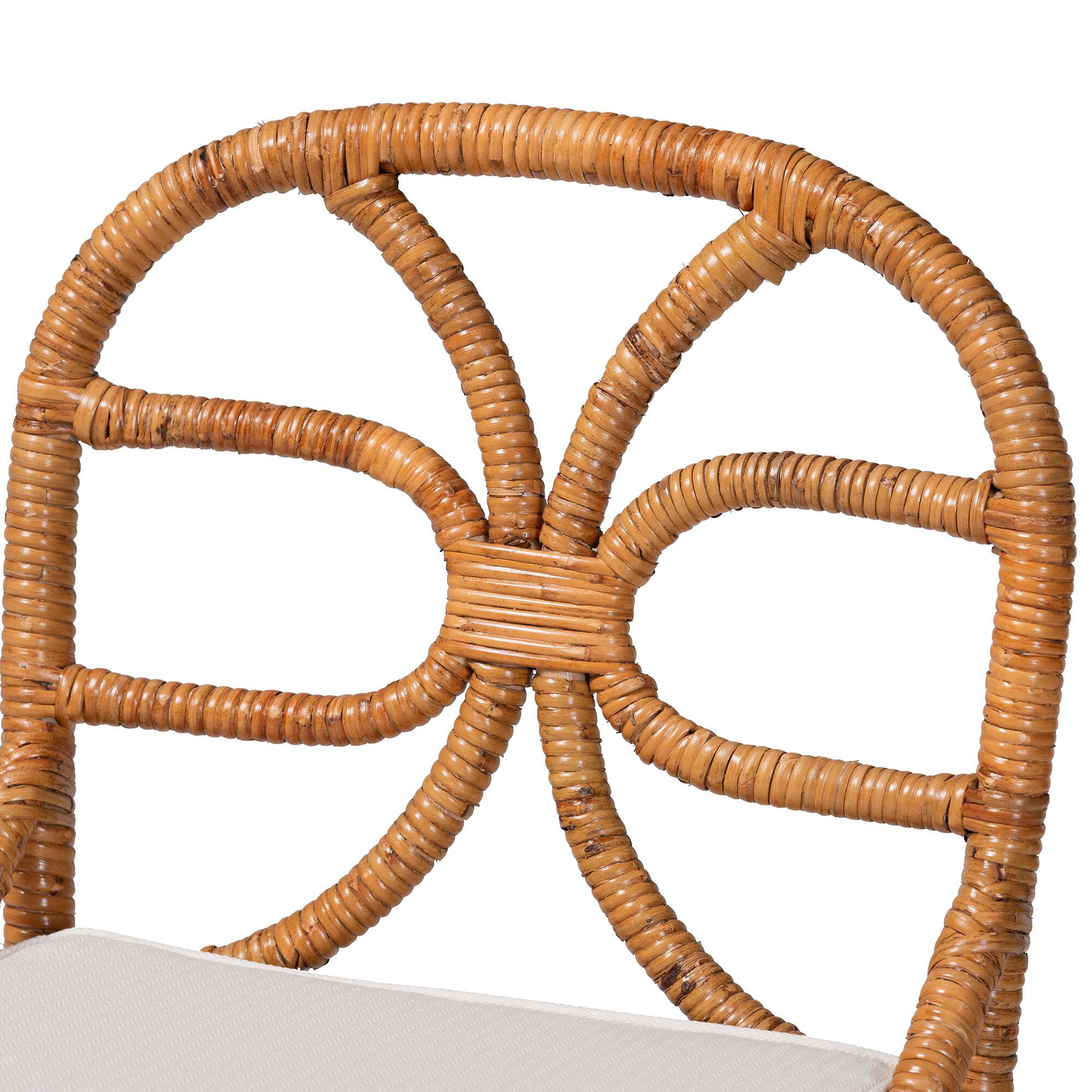 Alondra Natural Rattan Counter Stool, HONEY, alternate image number 5