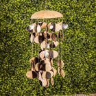 Black And Cream Coconut Shells Coastal Windchime, , alternate image number null