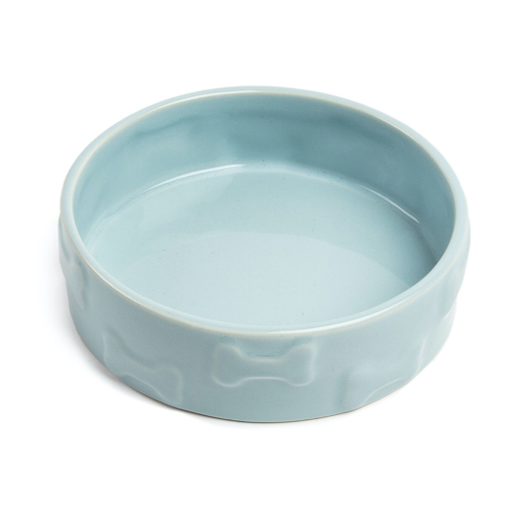 Set Of Two Manor Blue Medium Pet Dog Bowls, , on-hover image number 1