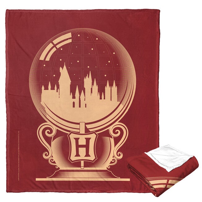 Wb Harry Potter Snowglobe Silk Touch Throw, O, hi-res image number null