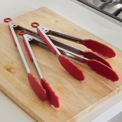 Stainless Tongs, Set of 3, 