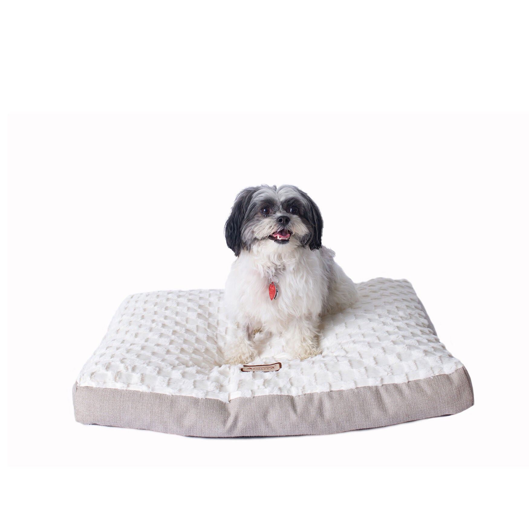 Dog Crate Mat With Carry Handle, BEIGE, hi-res image number 0